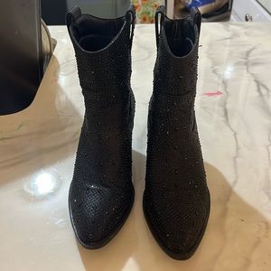 Glitter Boots-Pointed Toe Style